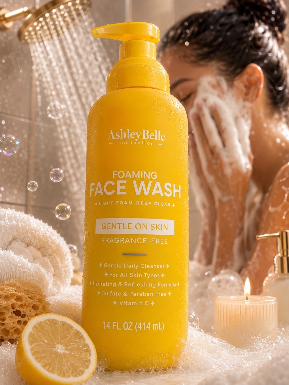 Ash Yellow Foaming Face Wash